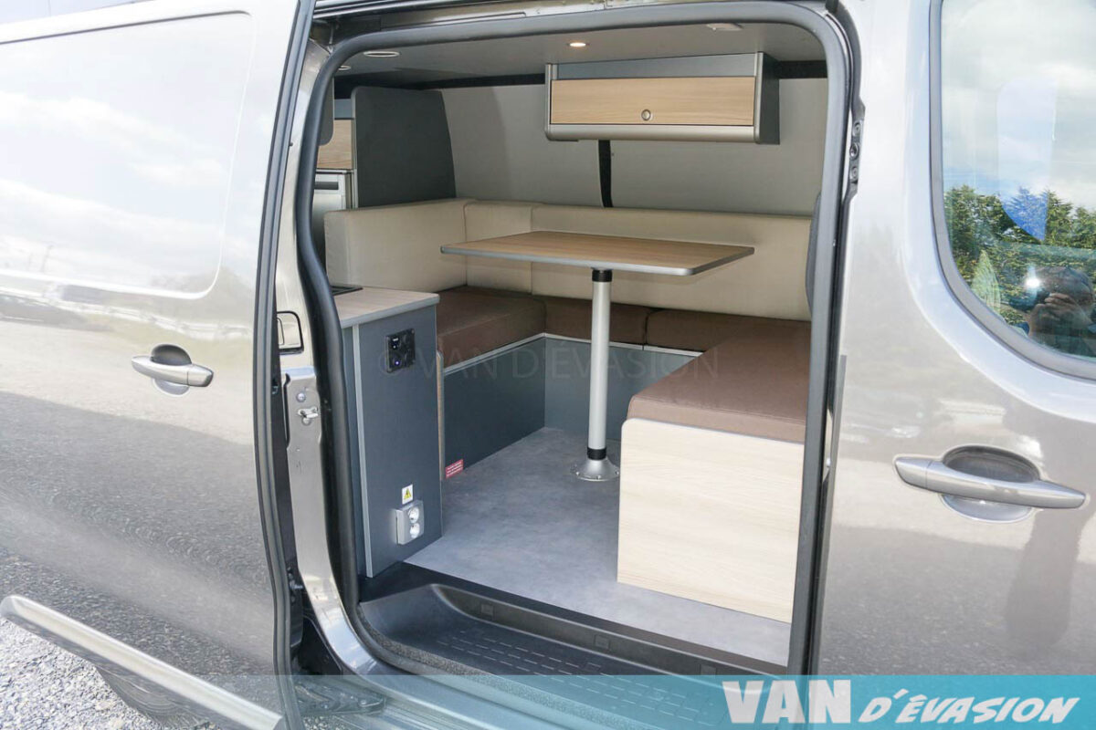 banquette aménagement van alizé